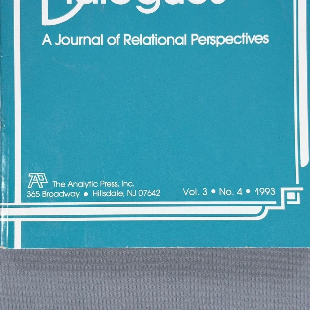Stephen Mitchell Psychoanalytic Dialogues Vol 3 No 4 Softcover 1993 Psychology